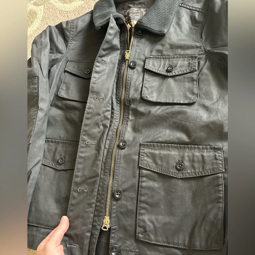 Jcrew black utility jacket, Women’s Small